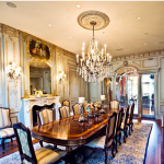 Custom Dining Room Paneling and Molding