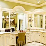 Custom Bathroom Vanity Cabinets and Molding